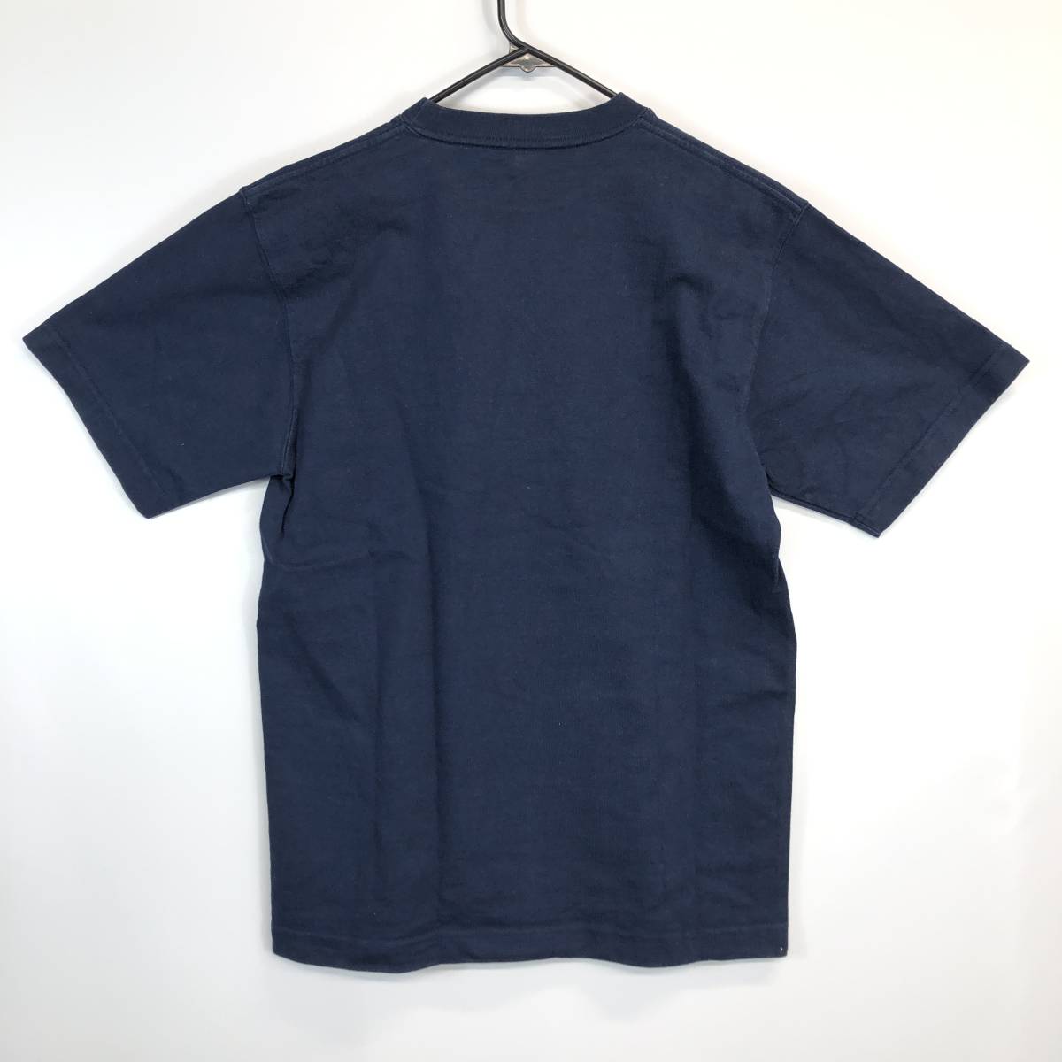 USA製 キャンバー CAMBER ポケットTシャツ ダークネイビー Sサイズ コットン100_画像6