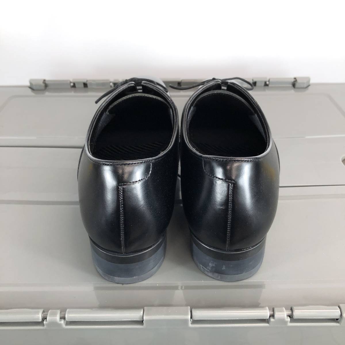 試着のみ リーガル REGAL シュープラザ リーガル ビジネスシューズ 革靴 ブラック 日本製 10JR 24.5