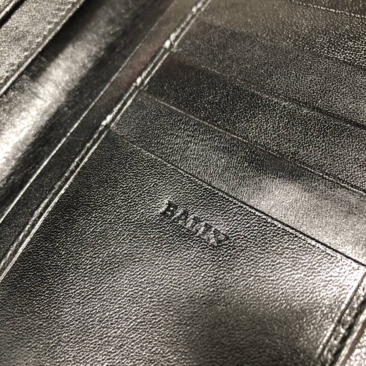 未使用 イタリア製 BALLY バリー 長財布 レザー ブラック|PayPayフリマ