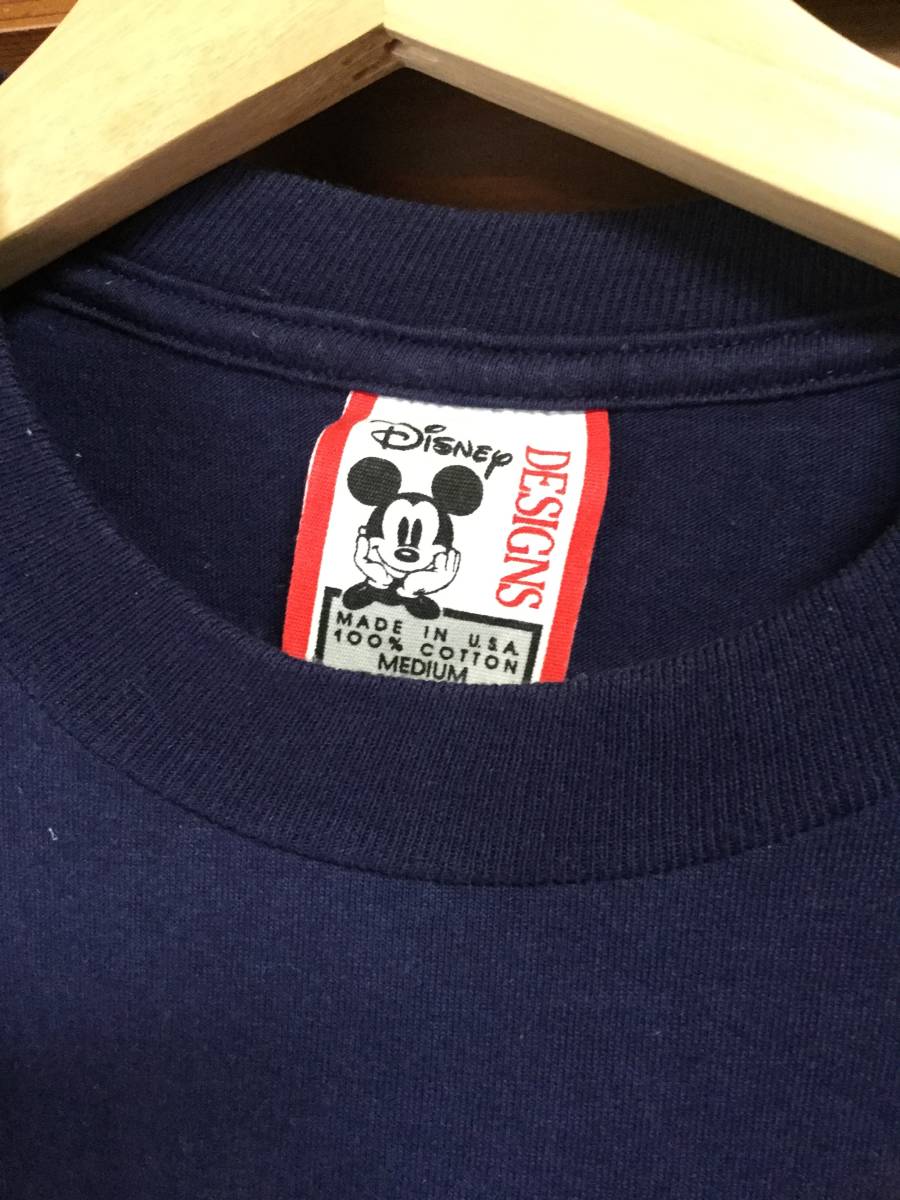 良品 USA製 80-90ｓ ディズニー ミッキー Tシャツ Mサイズ_画像4