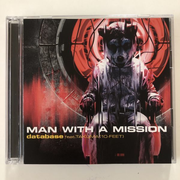 B15262　CD（中古）database feat.TAKUMA(初回生産限定盤)(DVD付)　MAN WITH A MISSION_画像1