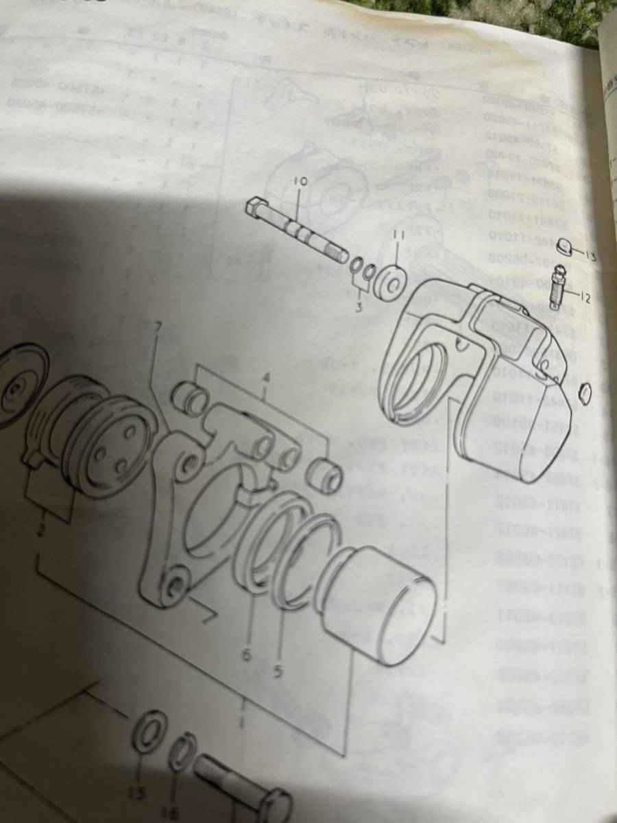 GS400 初期 中期 キャリパーオイルシール トキコ 純正 当時 全国送料180円の画像2