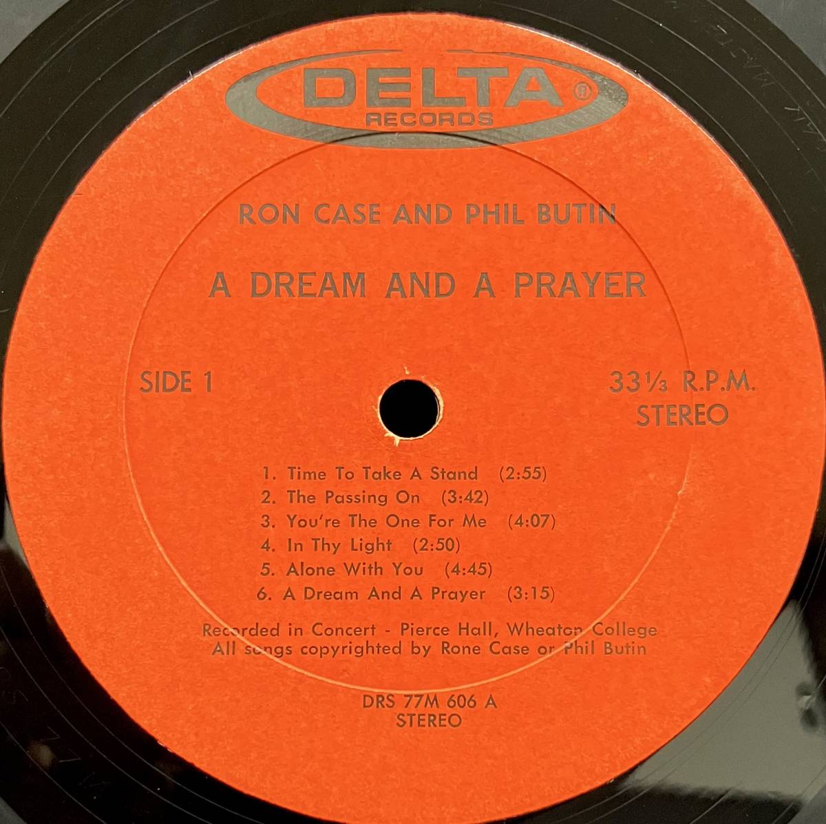 米LP【A Dream And A Prayer】Ron Case / Phil Butin（ドリーミーフォーク アコースティックメロー 自主制作盤 サイケ)_画像9