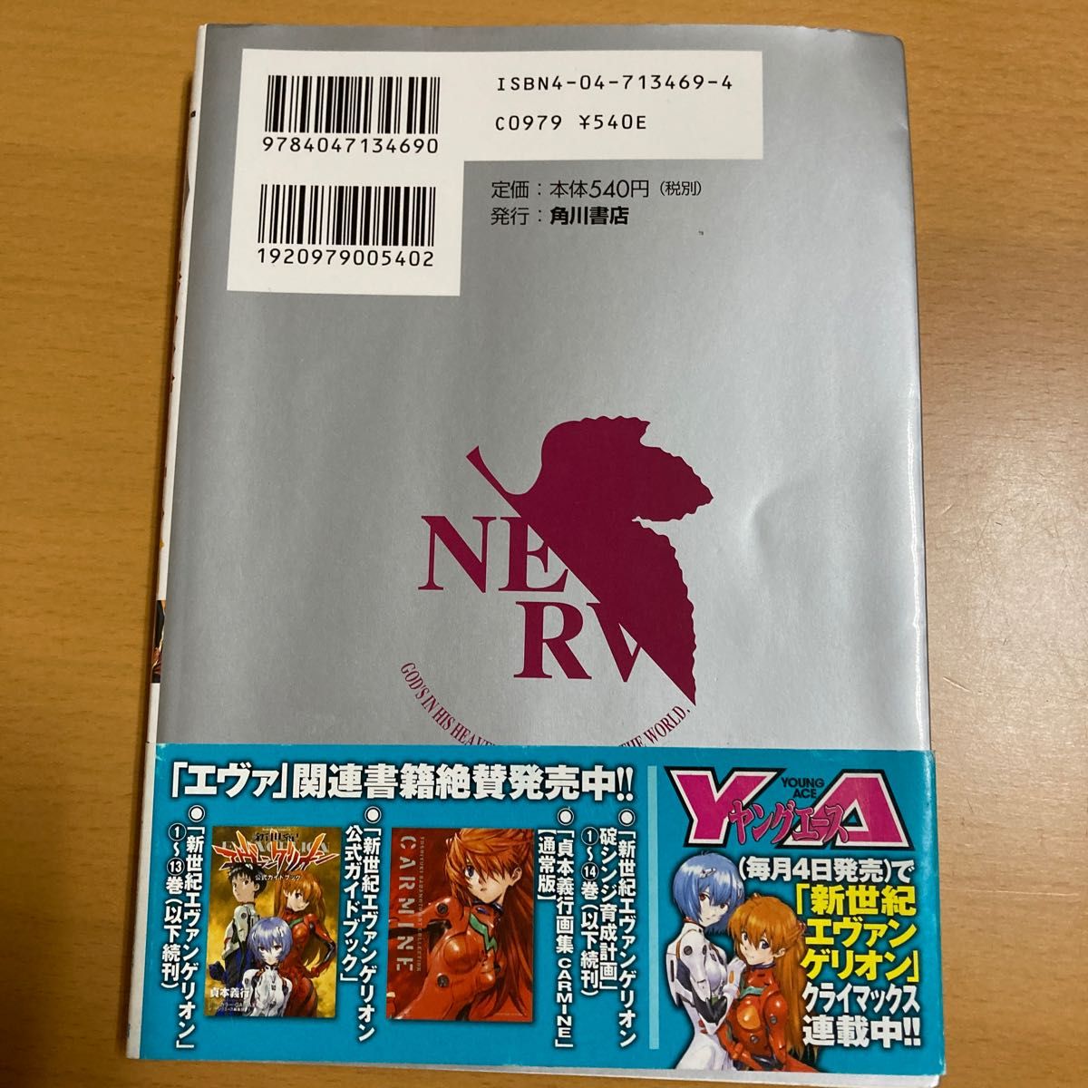 新世紀エヴァンゲリオン　７ （角川コミックス・エース　ＫＣＡ１２－７） 貞本義行／漫画　カラー／原作