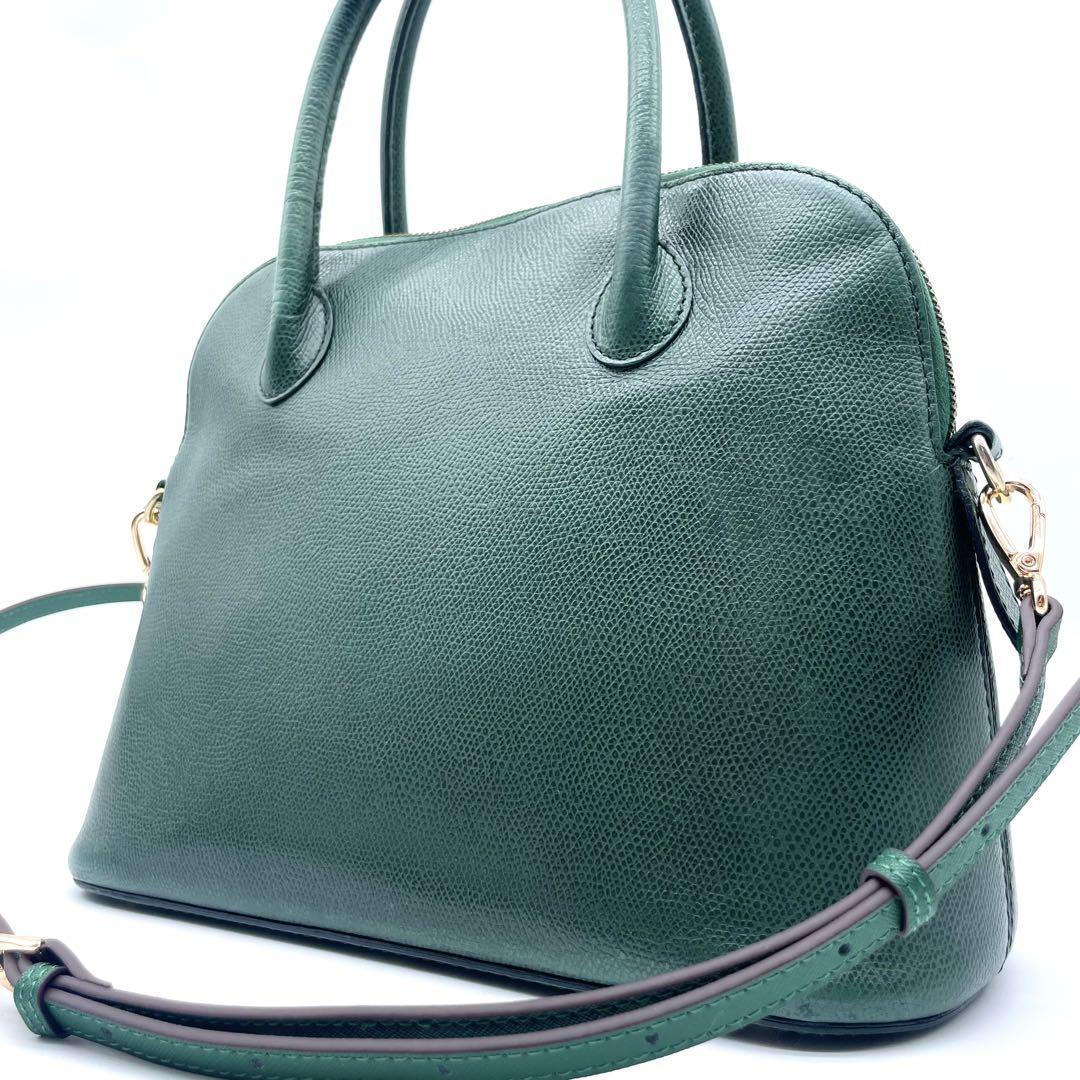 1円 美品《希少カラー》CELINE セリーヌ 2way ハンドバッグ ショルダー