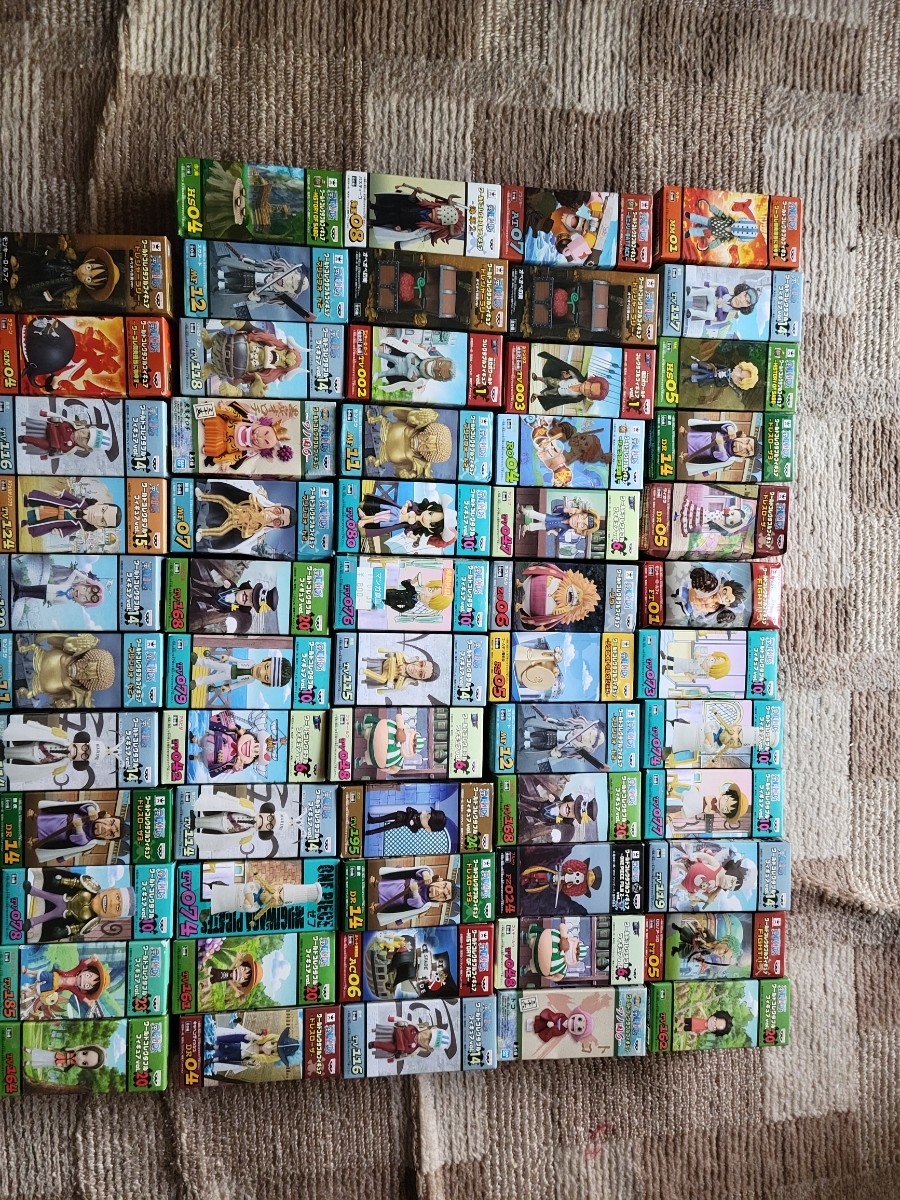 1円スタート レア大量 59体 ワンピース ONE PIECE ワールド
