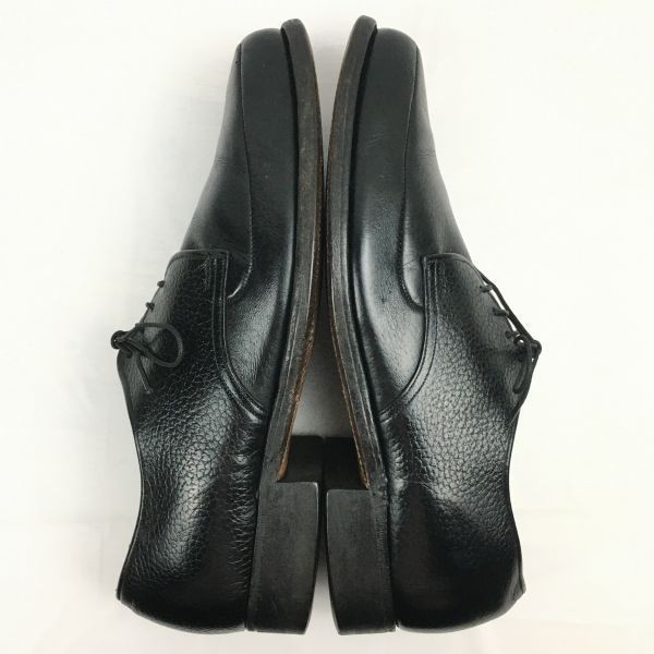80年代以前?　フエルトタン/アメリカ靴ビンテージ品　portege 　Uチップ　ビジネスシューズ　黒　サイズ8E　25.5-26.0程度　 管NO.WZE-152