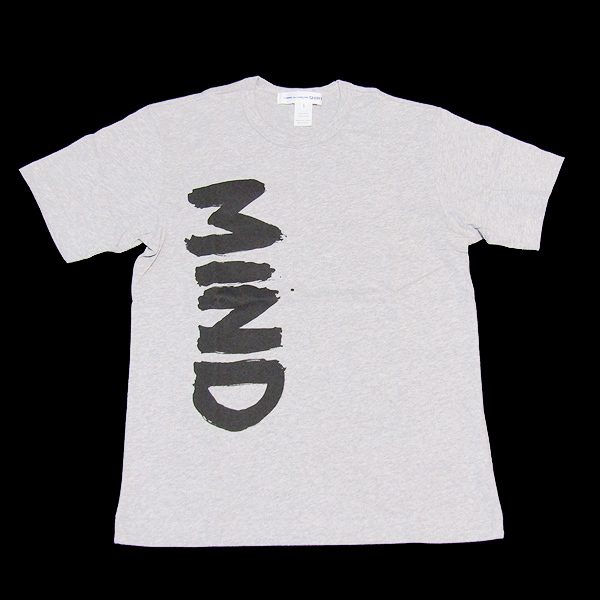 コムデギャルソンシャツ　Tシャツ　グレー　MIND　S　comme　des　garcons　shirt_画像1