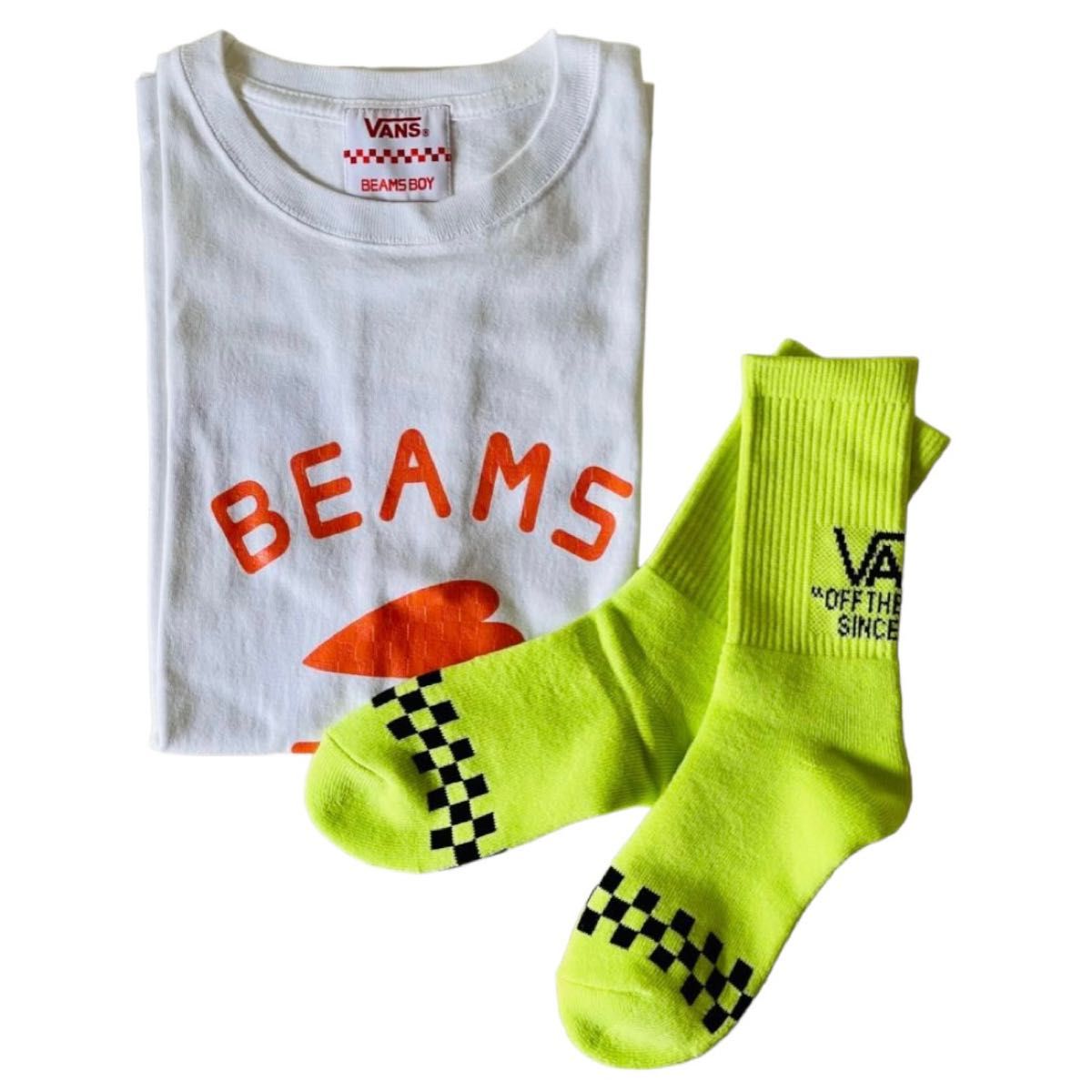 【おまけ付き】VANS × BEAMS BOY  別注 ロゴ Tシャツ　コラボ　ヴァンズ　バンズ　ビームス ボーイ　セット【美品】