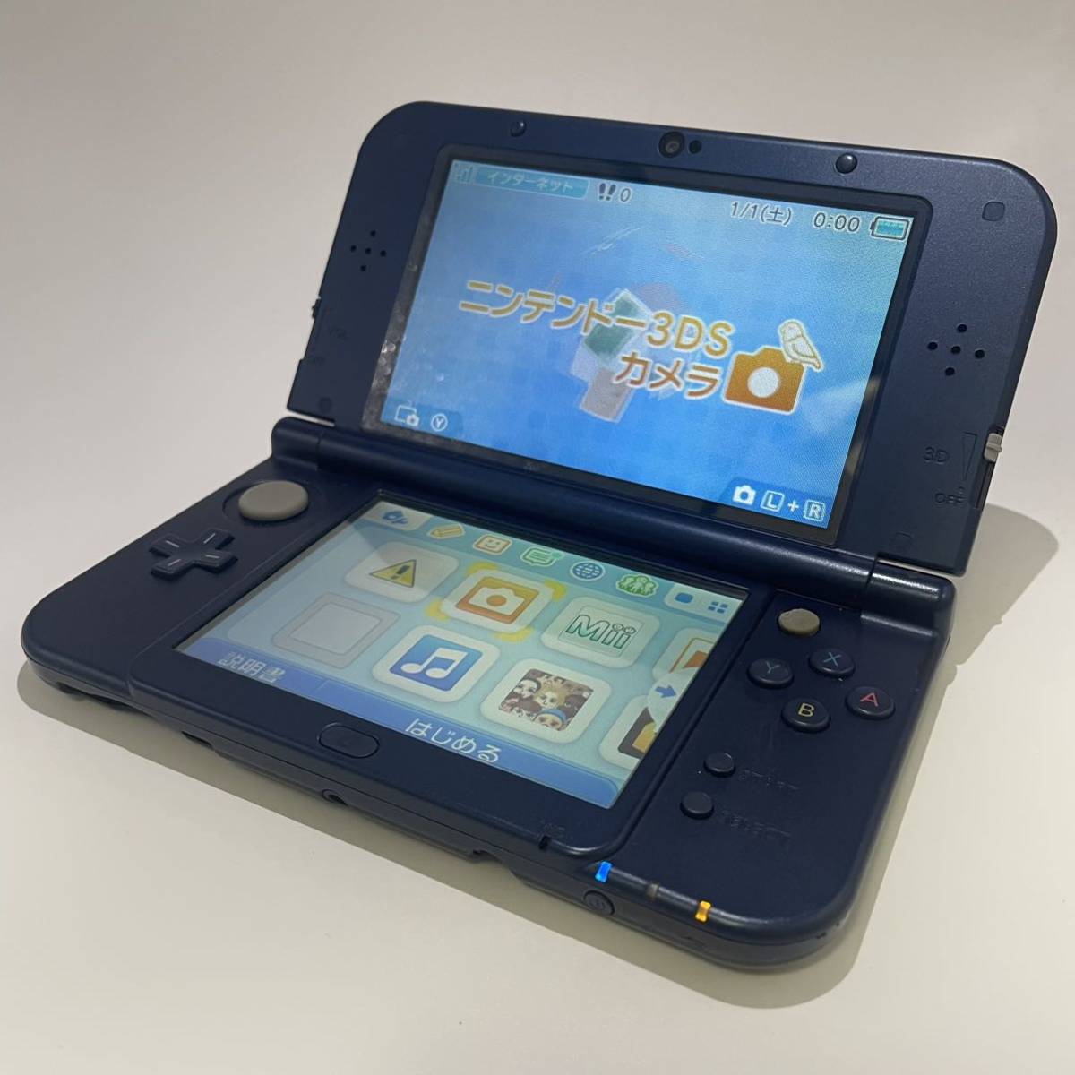 動作品Newニンテンドー3DS LL メタリックブルーNINTENDO 任天堂ゲーム