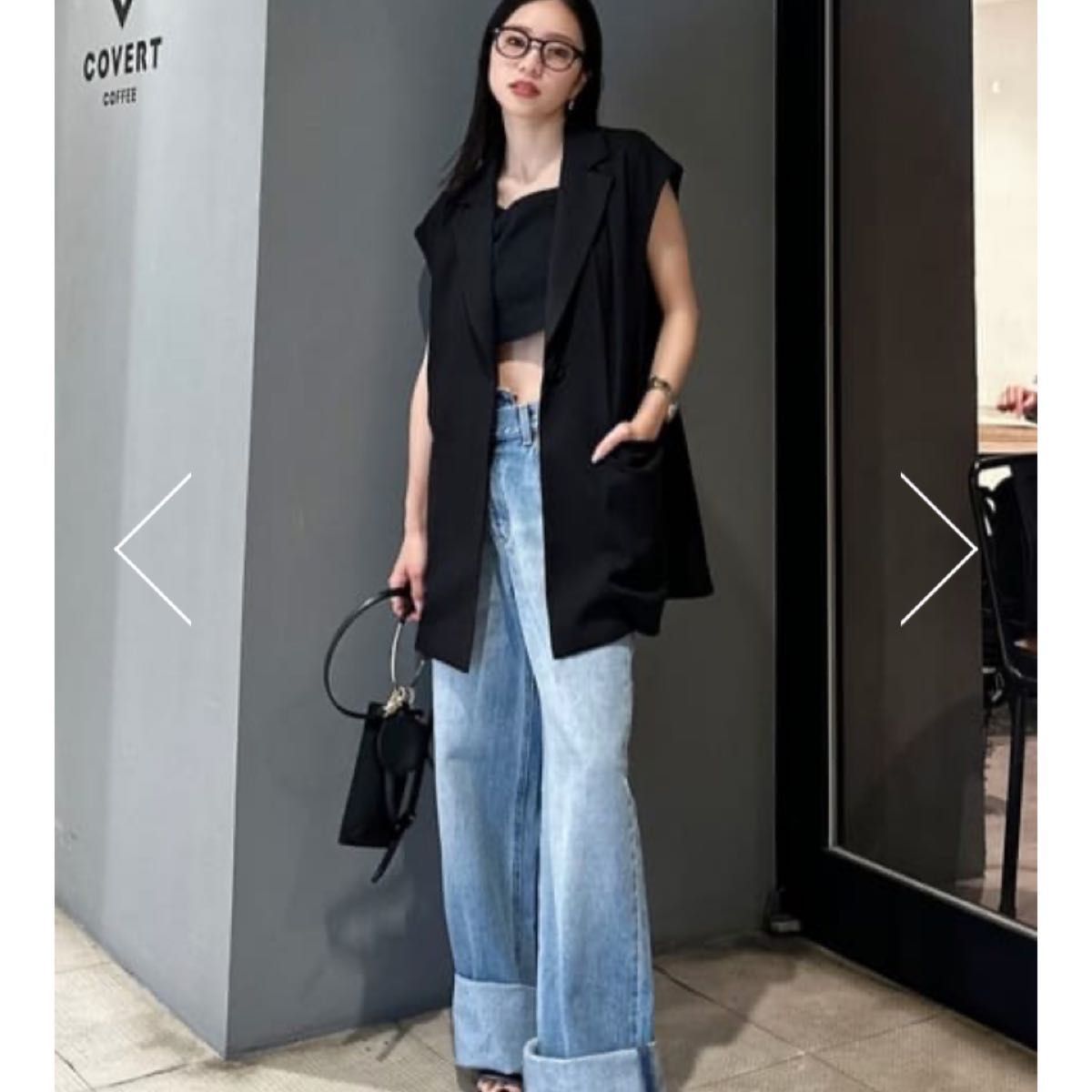 MOUSSY CROSS WAIST WIDE STRAIGHT ワイドデニム 新品タグ付き MOUSSY CROSS WAIST WIDE STRAIGHT ワイドデニム 新品タグ付き