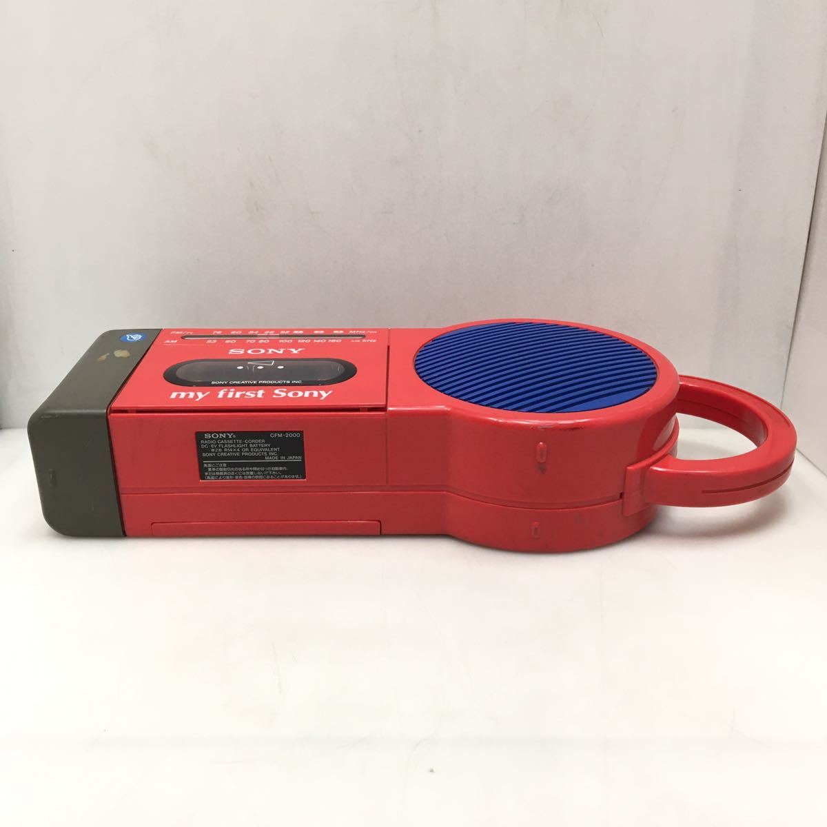 25-61 SONY ラジカセ my first Sony CFM-2000(ラジカセ)|売買された