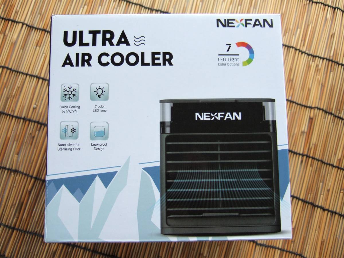  new goods NexFan Ultra cold air fan desk spot cooler filter attaching black cold manner machine cooling fan electric fan humidifier aroma diffuser 