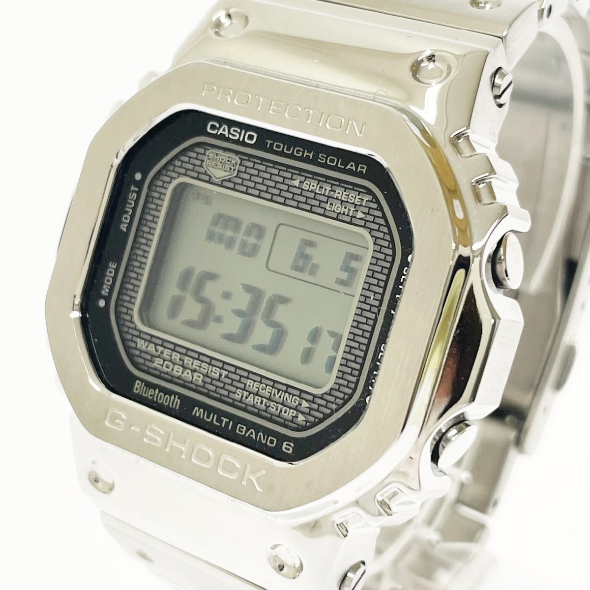 【1円スタート】 【箱付き】CASIO カシオ GMW-B5000 Gショック デジタル文字盤 ソーラー電波 メンズ腕時計 179177_画像2