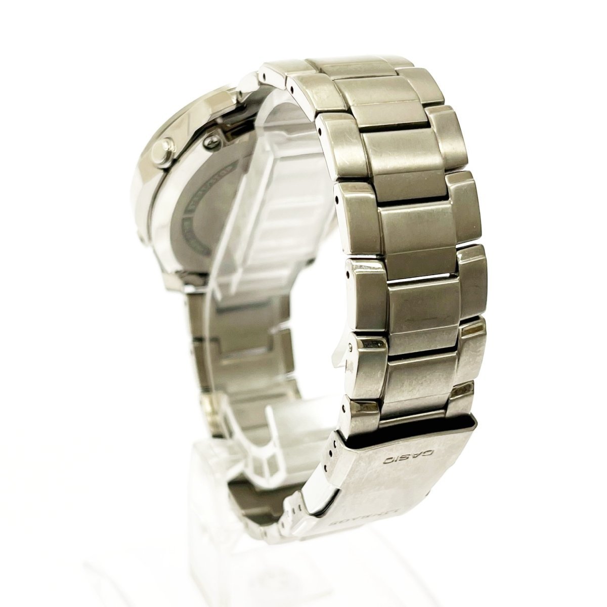 【1円スタート】CASIO カシオ LIW-M610TDS LINEAGE リニエージ チタン 電波ソーラー メンズ腕時計 176299_画像3