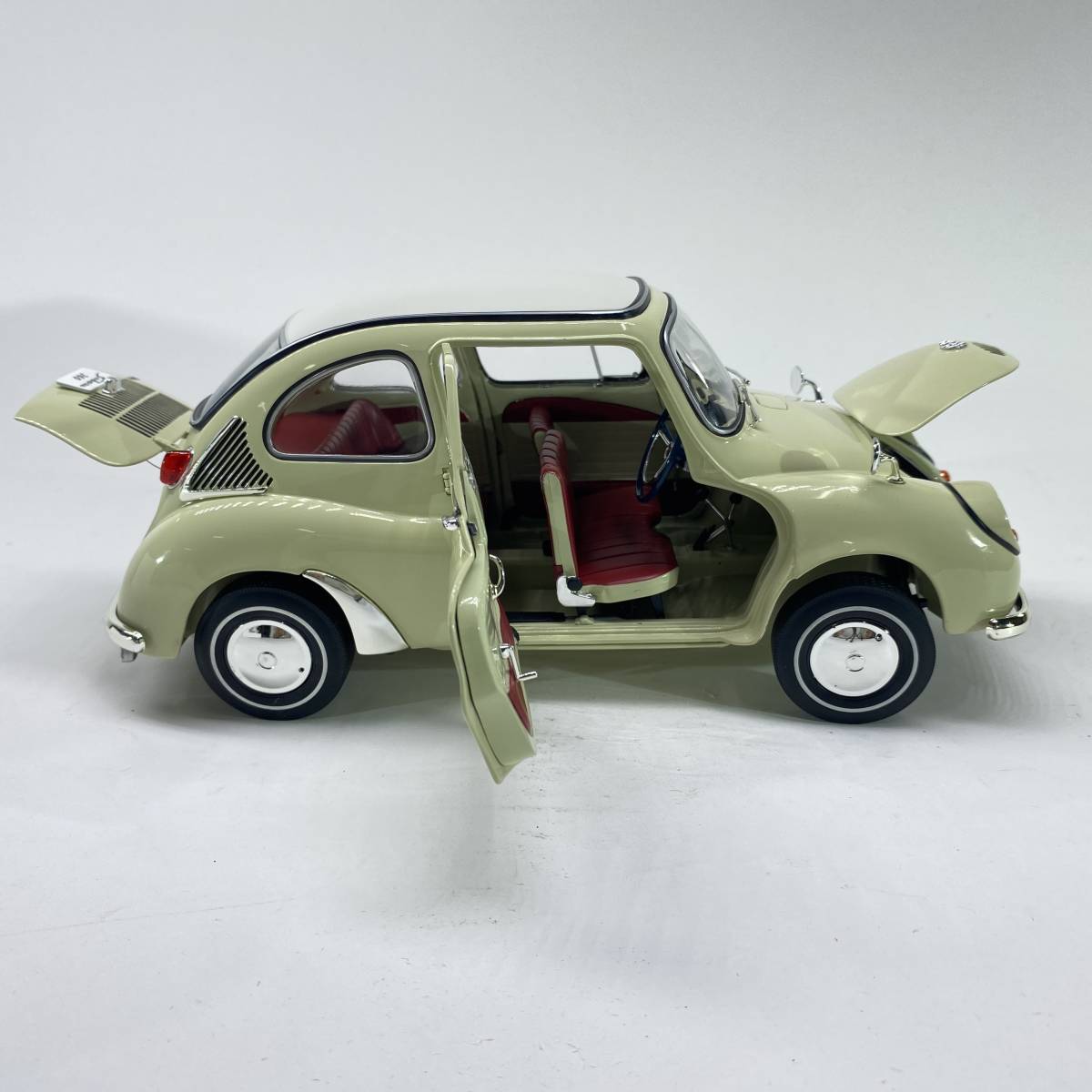 1円～ 0T982305133 EBBRO エブロ 1/12 モデルカー ミニカー SUBARU 360 1963 スバル IVORY アイボリー 12001 コレクション ダイキャスト_画像4