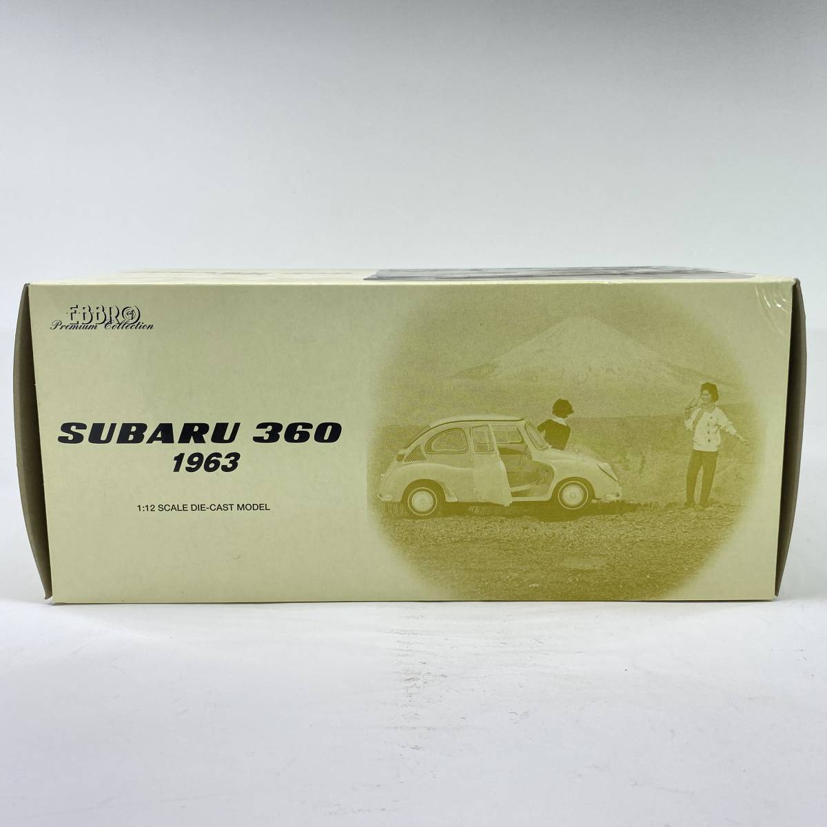 1円～ 0T982305133 EBBRO エブロ 1/12 モデルカー ミニカー SUBARU 360 1963 スバル IVORY アイボリー 12001 コレクション ダイキャスト_画像6