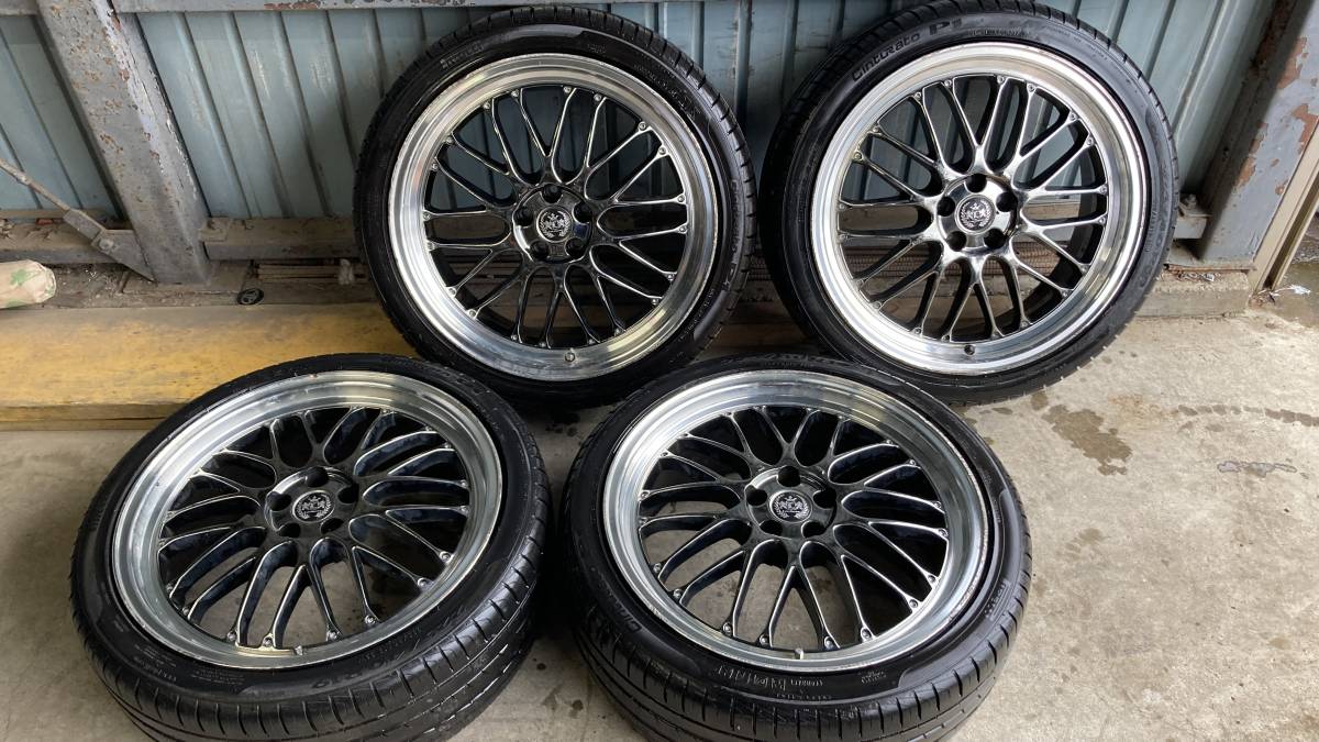 大人気定番】 225/40R19 19インチ LEHRMEISTER LMG ヴァスティア 8.00