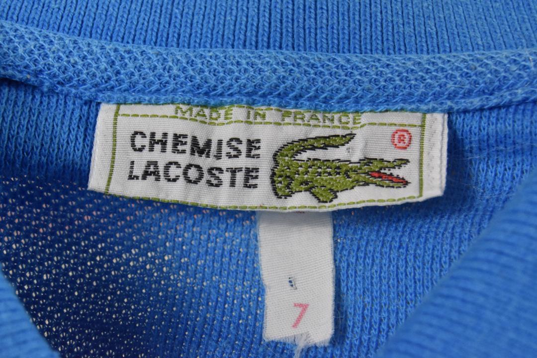 ラコステ 80’ｓポロシャツ 12567ｃ フランス製 LACOSTE 00_画像3
