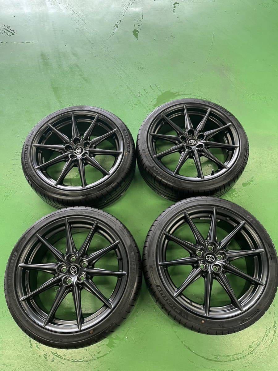 美品 GR86純正ホイール タイヤ4本セット 18インチ7.5J 48 215/40R18 美品 GR86純正ホイール タイヤ4本セット 18インチ7.5J 48 215/40R18