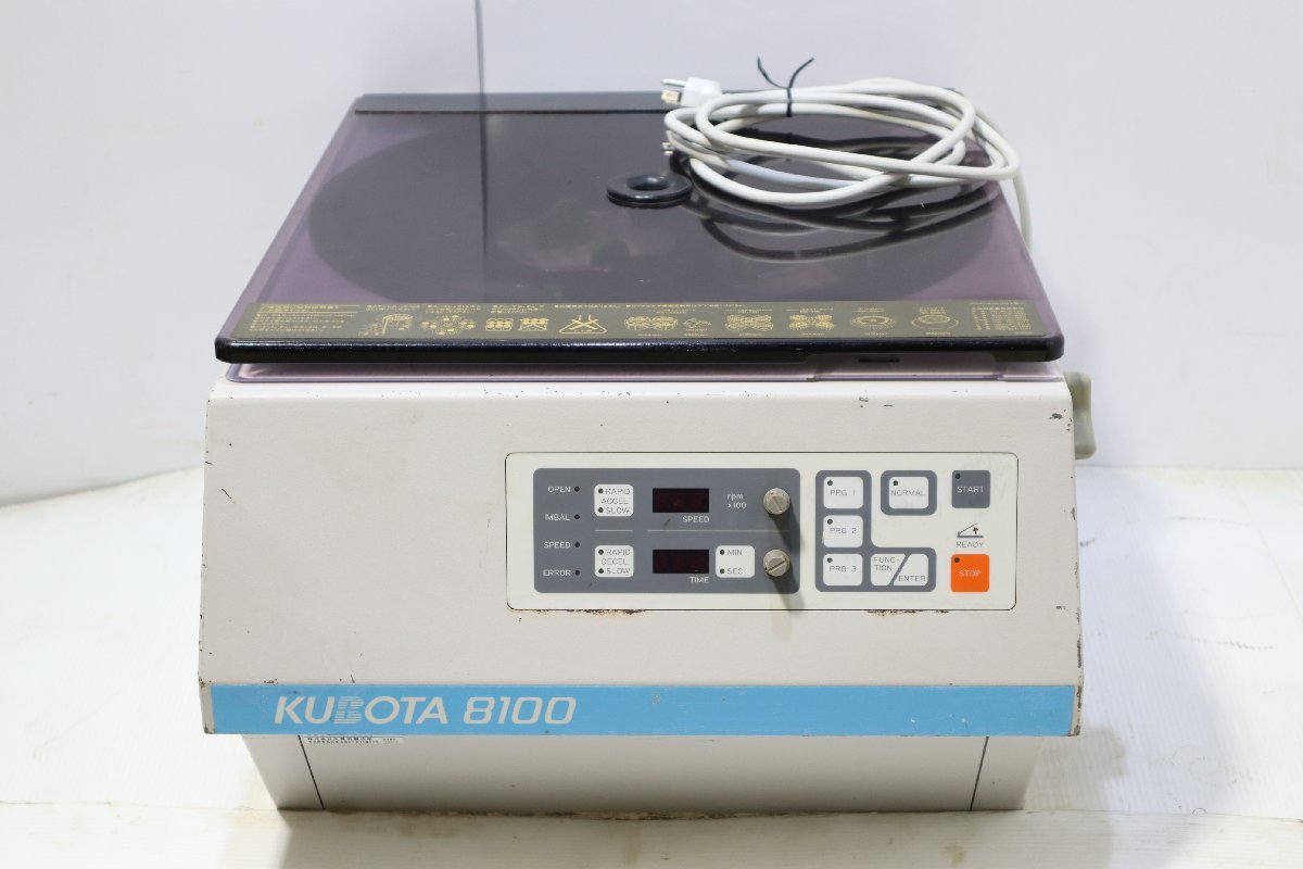 西H☆クボタ KUBOTA テーブルトップ 多本架遠心機 8100 100V☆3A-437