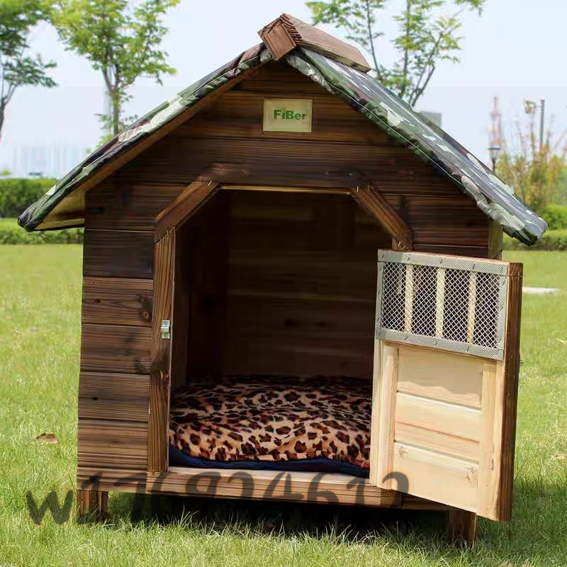 良い品質☆ 犬小屋 大型犬 屋根 ドア付き 耐炭酸化と腐敗 暖かい