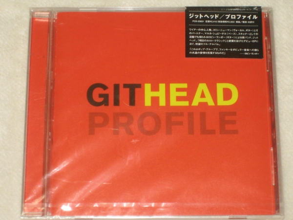 新品 CD 国内盤 PCD-23136 / GITHEAD ジットヘッド PROFILE プロファイル / 2005 SAMPLE盤_画像1