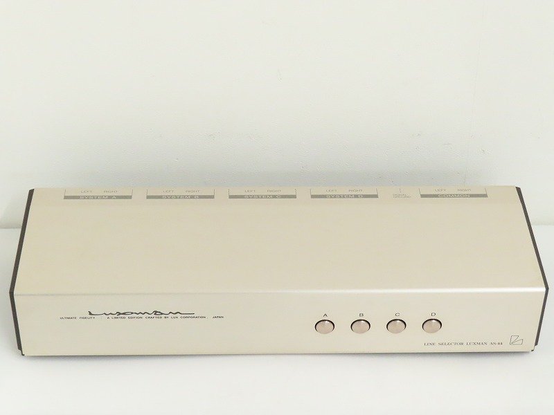 △▽LUXMAN AS-44 ラインセレクター AS44 ラックスマン△▽016603001