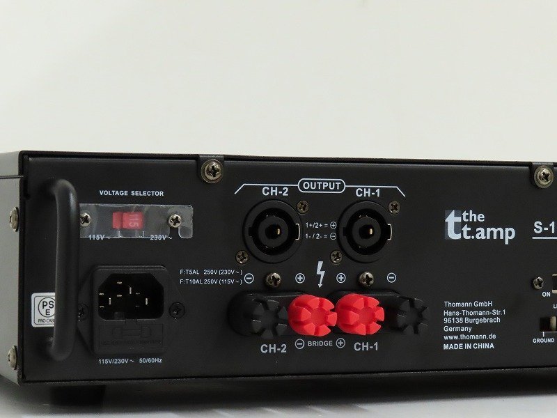 □□Thomann S-150MK2 パワーアンプ S-150 MKII トーマン□□016915001
