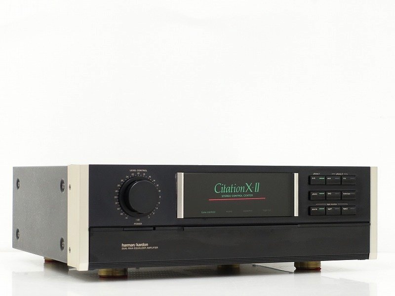 △▽harman/kardon Citation X-II プリアンプ X-2 ハーマンカードン