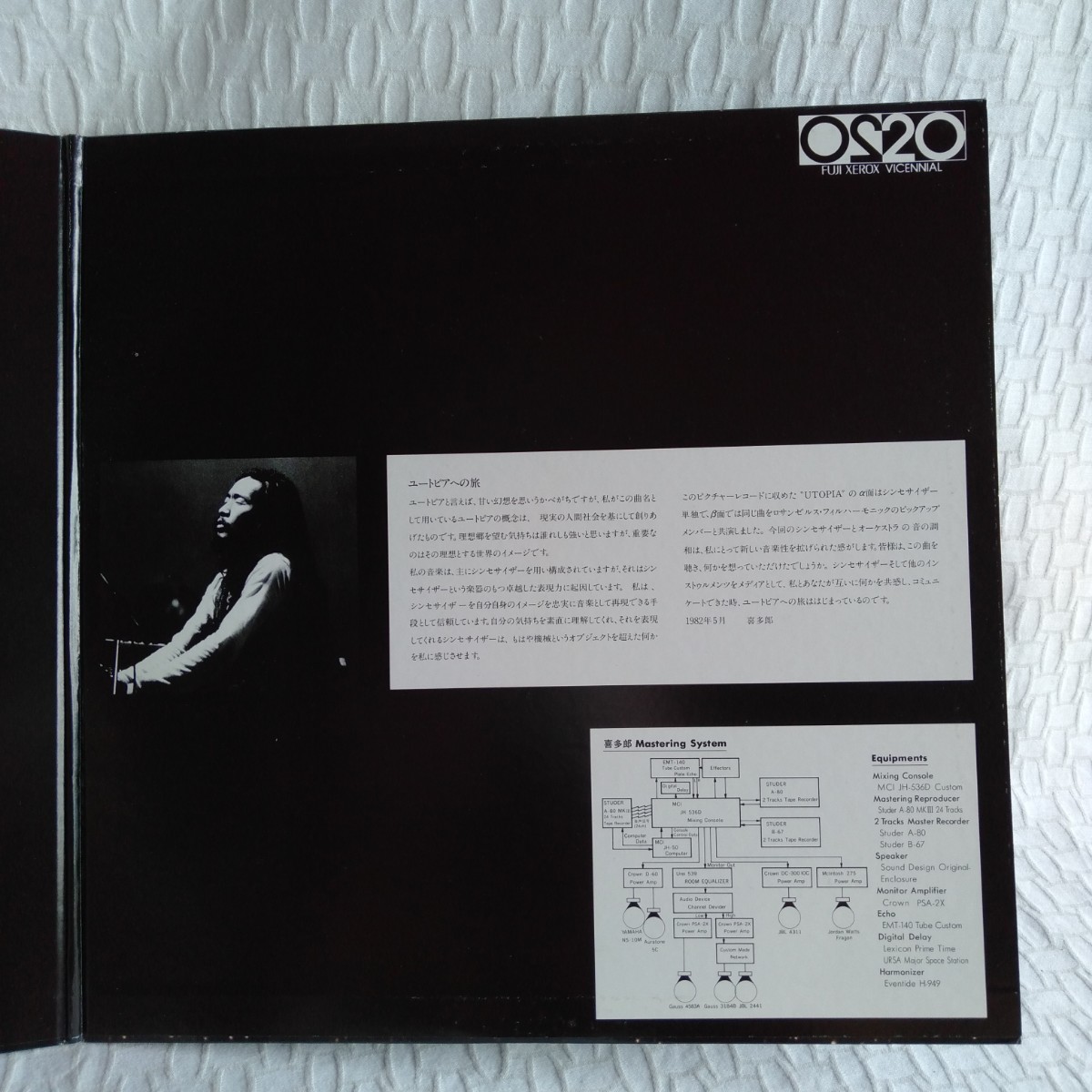 た136 UTOPIA KITARO 喜多郎 ユートピアへの旅 レコード LP EP 何枚でも送料一律1,000円 再生未確認_画像6