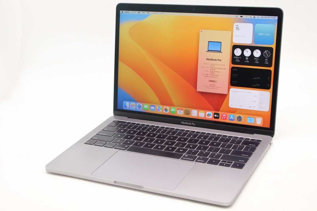 手数料安い Ventura macOS Mid-2017 A1708 Pro MacBook Apple 13.3型