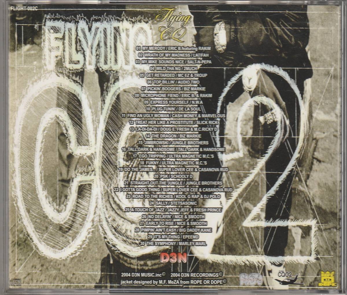 中古CD■HIPHOP■MIX CD／CQ／FLYING CQ #2／ミドルスクール■Buddha Brand, Maki The Magic, Dev Large, DJ Koco, DJ Kiyo, Muro_画像2