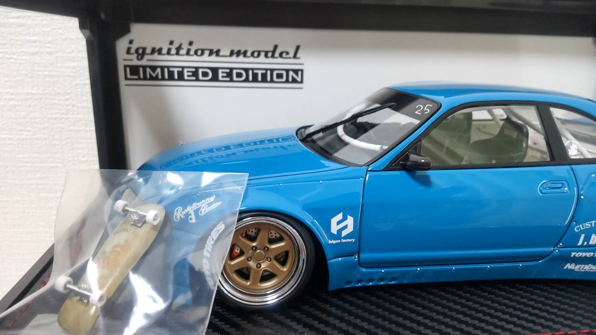 ☆WEB限定モデル☆IG3027☆1/18 PANDEM GT-R (BCNR33) Blue With Skate