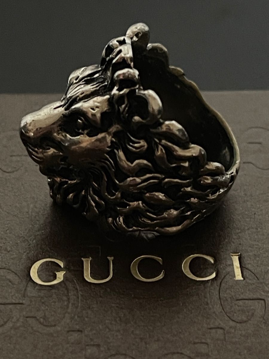 希少GUCCI グッチ ライオン リング 指輪 | noonanwaste.com