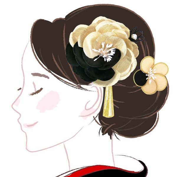 絶品】 金 kk-018 2点セット 髪飾り ゴールド 和装ヘア 成人式 結婚式