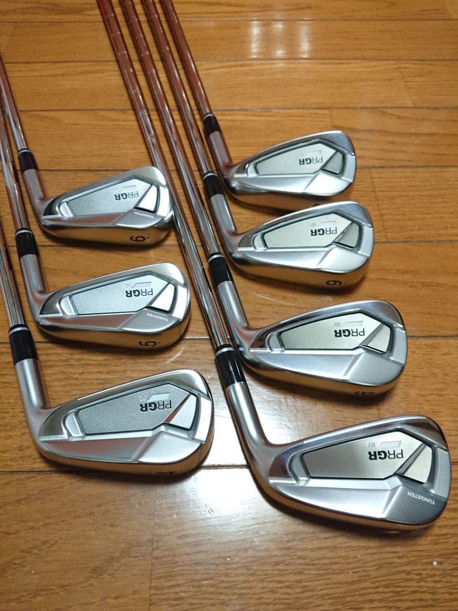 美品】PRGR 02 アイアン(2023) 4~P モーダス115(S) 7本セット