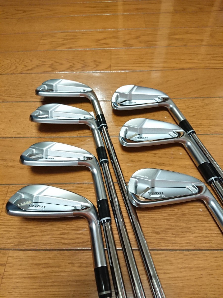 美品】PRGR 02 アイアン(2023) 4~P モーダス115(S) 7本セット