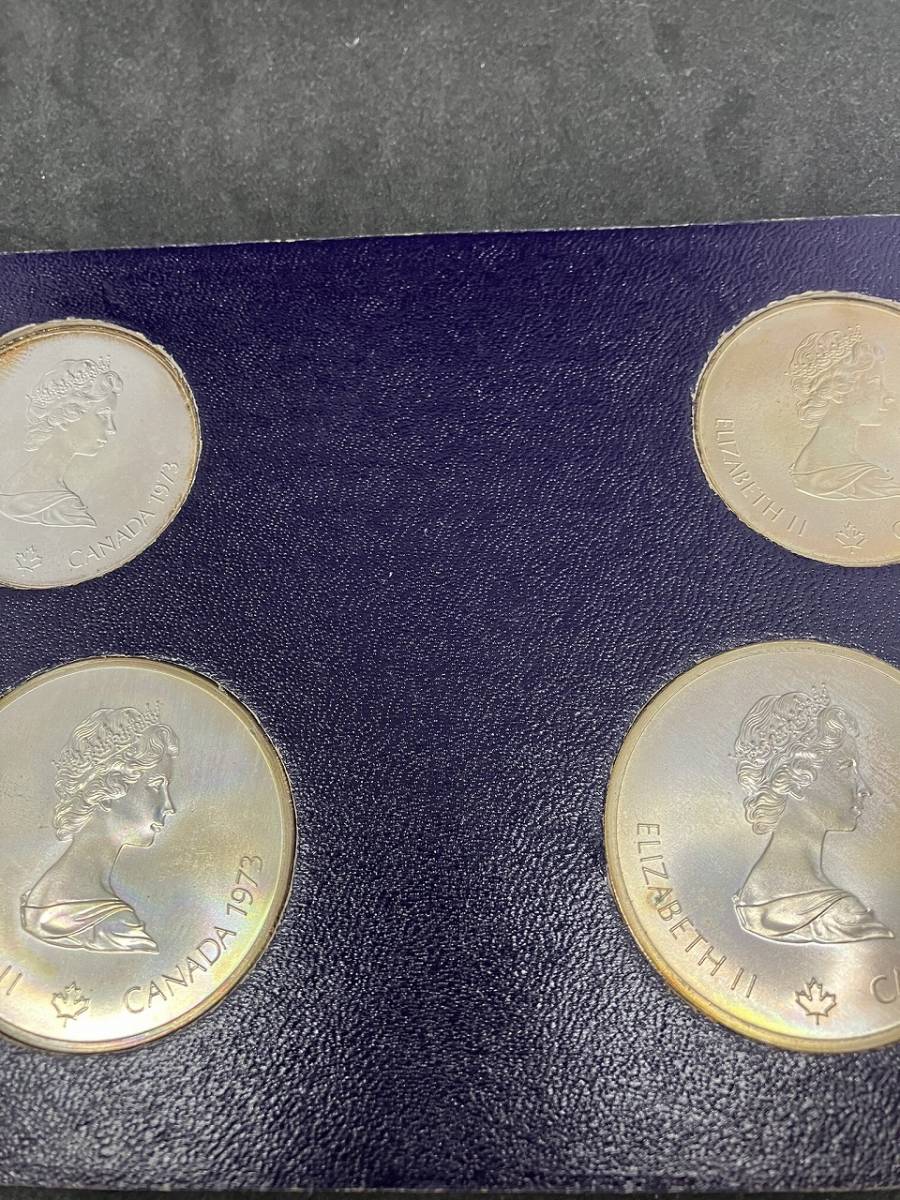 1円 レア カナダ モントリオール オリンピック 記念 コイン 4枚セット