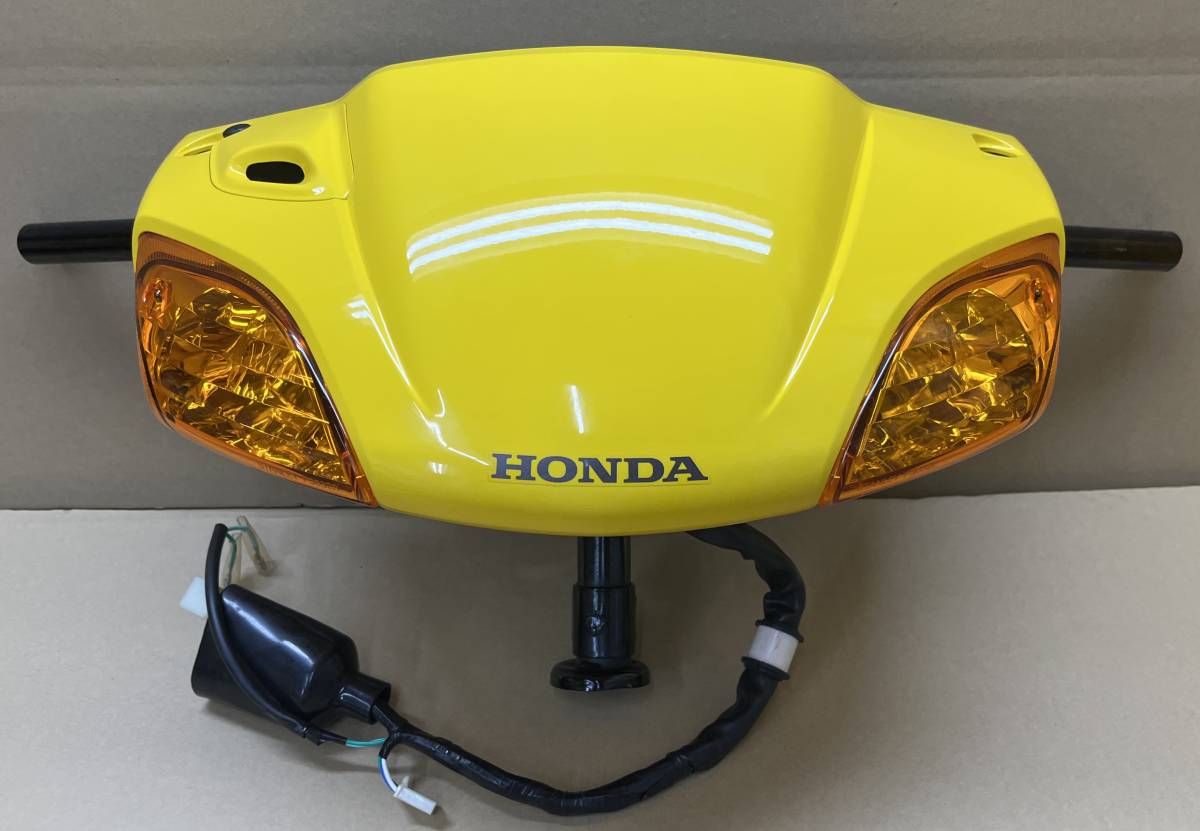 新車取外★美品1点限特選中古●HONDA 純正★スペイシー100★ハンドル/周り/セット/フロント/カウル/メーター/ウィンカー/スイッチ JF13 R92_画像1