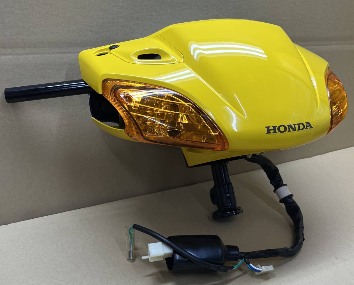 新車取外★美品1点限特選中古●HONDA 純正★スペイシー100★ハンドル/周り/セット/フロント/カウル/メーター/ウィンカー/スイッチ JF13 R92_画像2