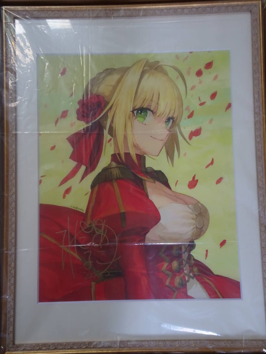 未使用】ワダアルコ 直筆サイン入り複製画 B3 アナログイラスト 未使用】ワダアルコ 直筆サイン入り複製画 B3 アナログイラスト