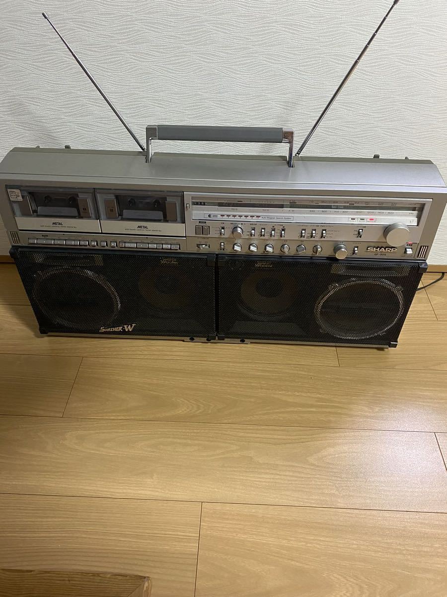 ステレオテ ヤフオク! シャープ GF-909 AM・FM ラジ... - (W0414-1
