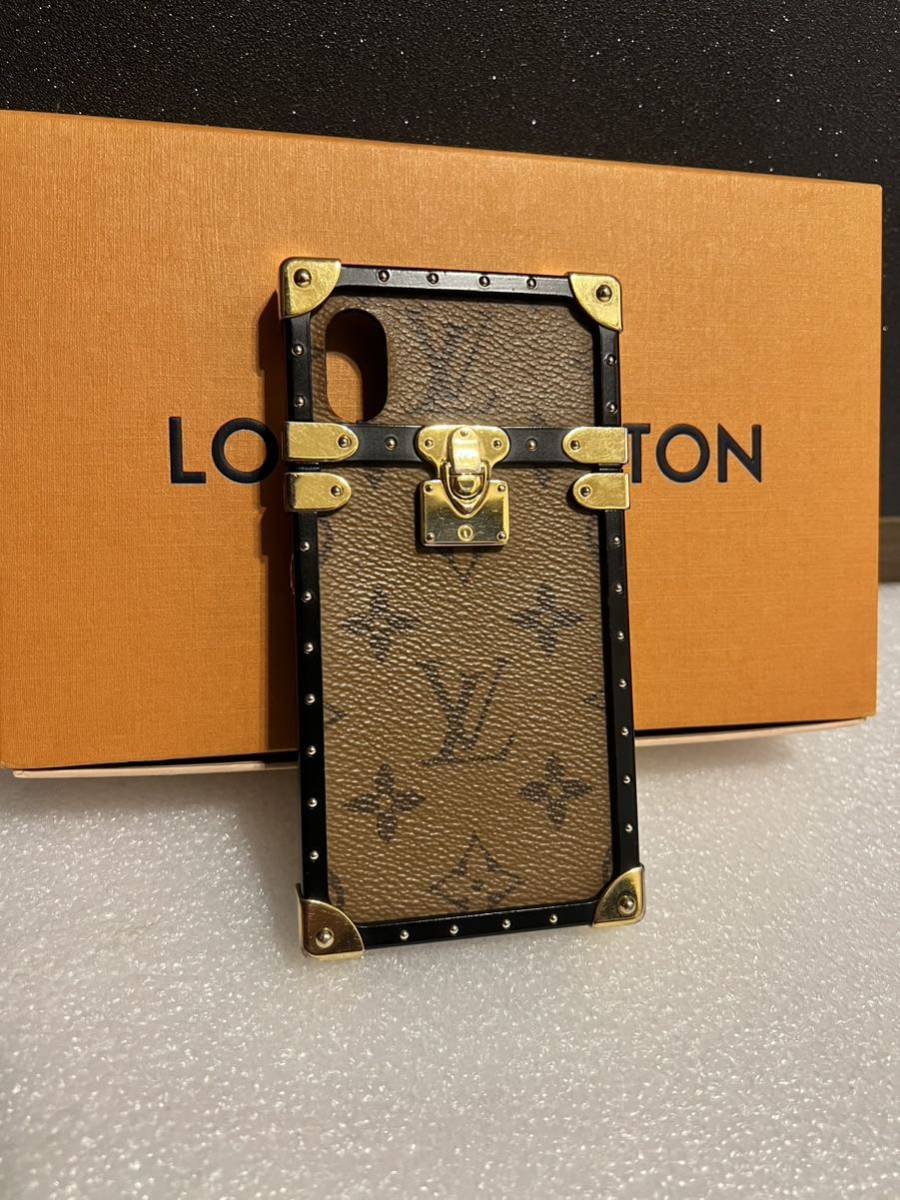 美品 LOUIS VUITTON ヴィトン アイトランク iPhone X XS モノグラム 