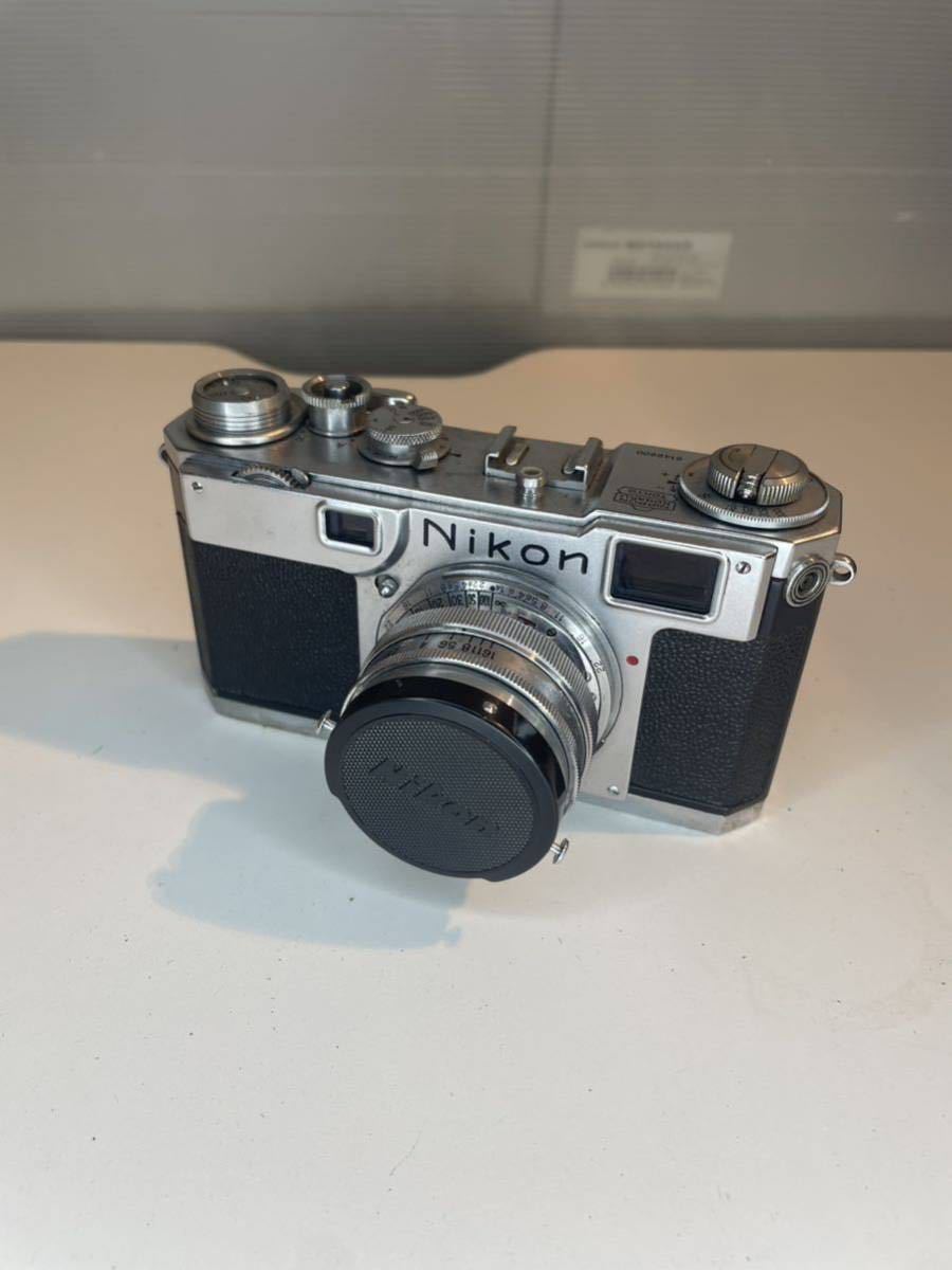 Nikon S2 レンジファインダーカメラ フィルム 動作未確認