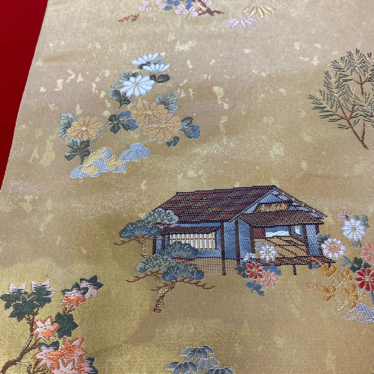 袋帯】本金泥箔袋帯 西陣 廣裳佳苑 光悦寺 金閣寺 5E-042 | www
