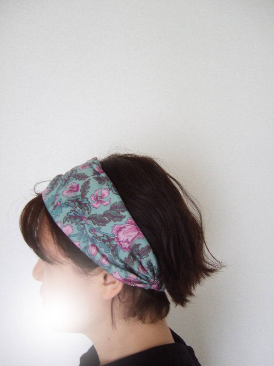 * prompt decision * hand made adult floral print a little firmly eyes oks. ..ta- van *** hair band spring ko-te. accent .