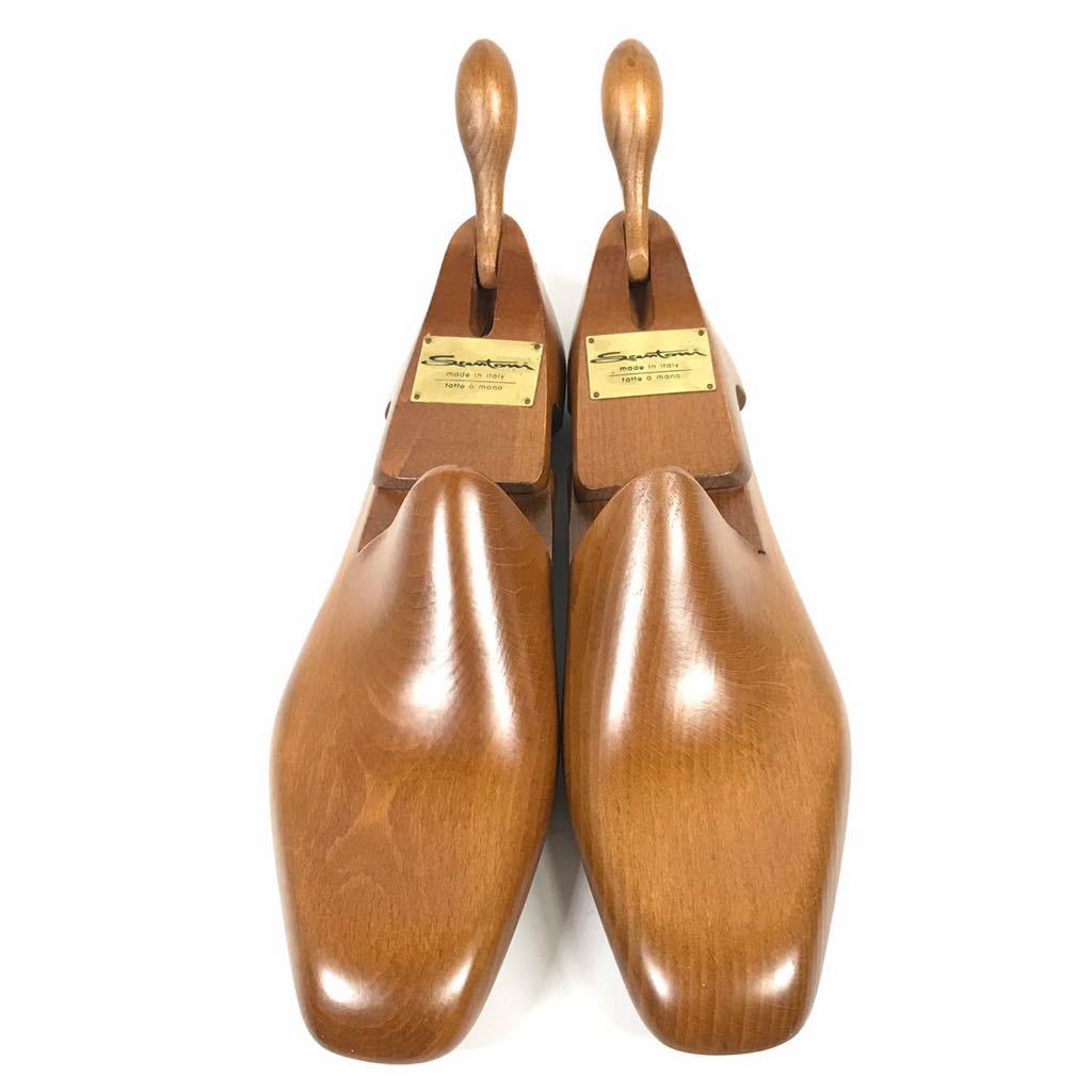 美品【サントーニ】本物 Santoni シューツリー 木製 サイズ9 シュー