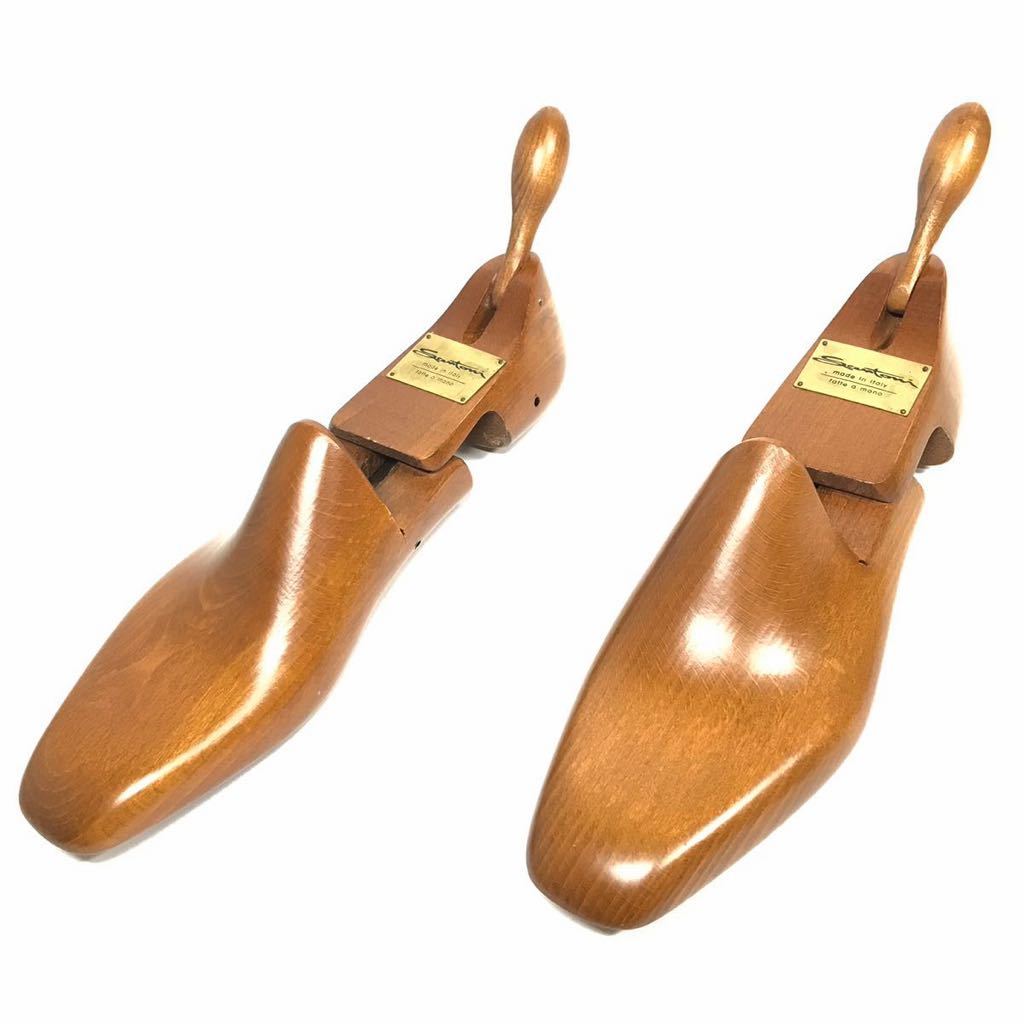 美品【サントーニ】本物 Santoni シューツリー 木製 サイズ9 シュー