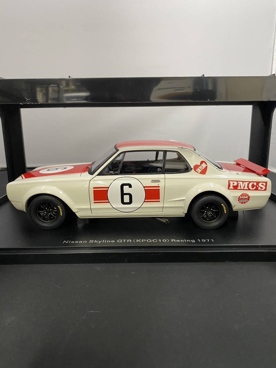 オートアート 1/18 日産 スカイライン GT-R KPGC10 レーシング 1971